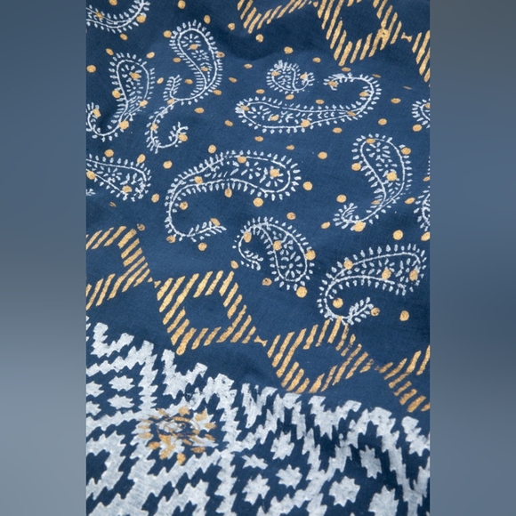 Boho Chic Beach Yoga Hobo Shoulder Bag - 100% Cotton - Bohemian Ethnic Inspired - Picture 9 of 10